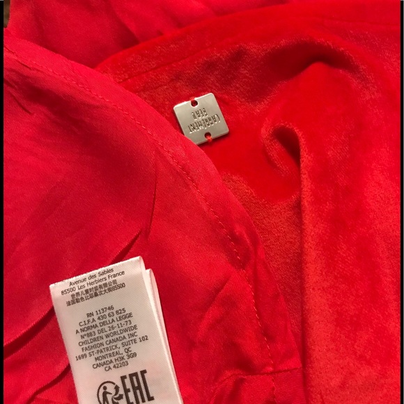 Carrement Beav bevy girl dress, red, size 12month - Picture 3 of 5